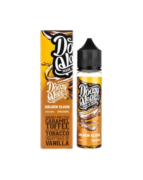 Golden Elixir Shortfill E-Liquid by Doozy Vapes