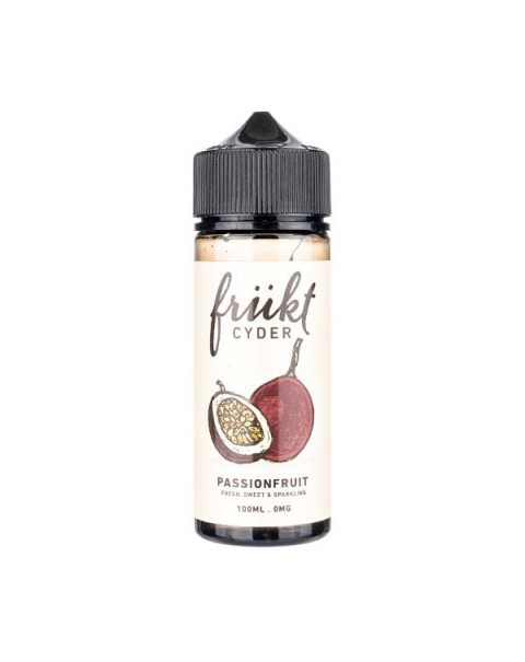 Passionfruit 100ml Shortfill E-Liquid by Frukt Cyder