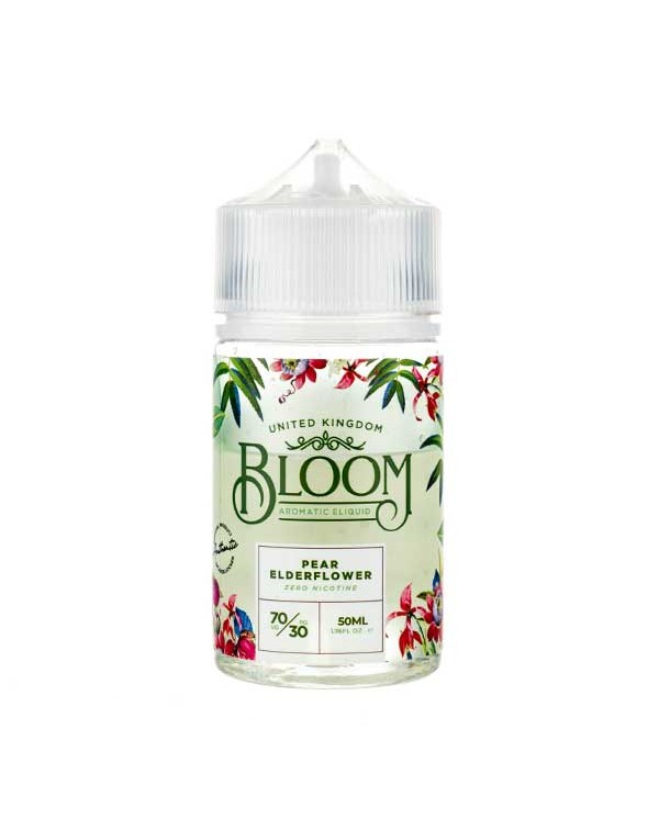 Pear Elderflower 50ml Shortfill E-Liquid by Bloom