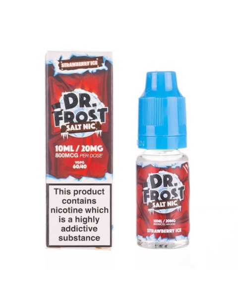 Strawberry Ice Nic Salt E-Liquid by Dr Frost