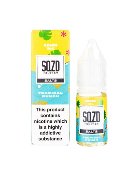 Tropical Punch Nic Salt E-Liquid by SQZD Fruit Co