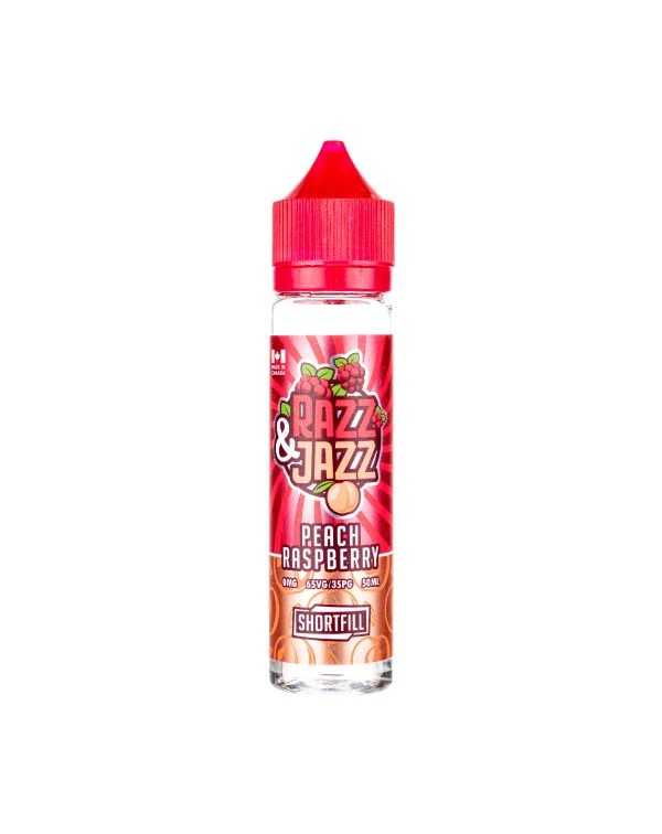 Peach Raspberry Shortfill E-Liquid by Razz & Jazz