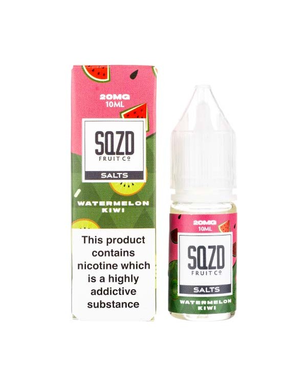 Watermelon Kiwi Nic Salt E-Liquid by SQZD Fruit Co