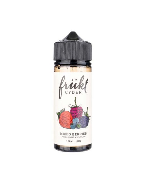 Mixed Berries 100ml Shortfill E-Liquid by Frukt Cyder