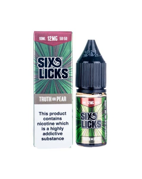 Truth or Pear 50/50 E-Liquid by Six Licks