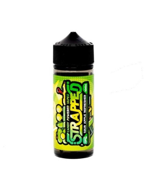 Sour Apple Refresher Shortfill E-Liquid by Strapped