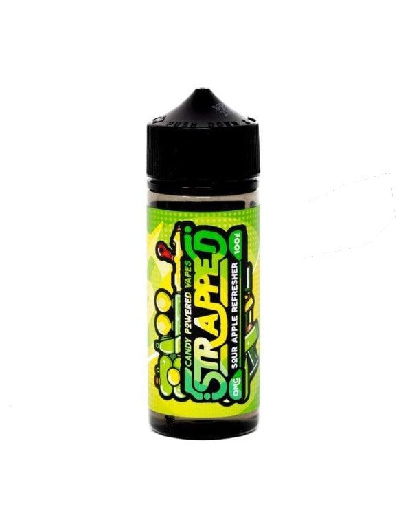 Sour Apple Refresher Shortfill E-Liquid by Strappe...