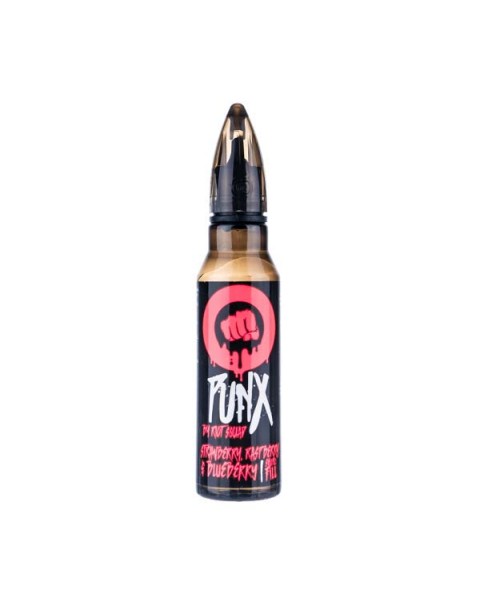 Strawberry, Raspberry & Blueberry Shortfill E-Liquid by Riot Squad Punx