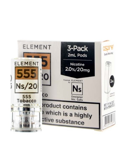 NS20 555 Tobacco Gusto Pods by Element
