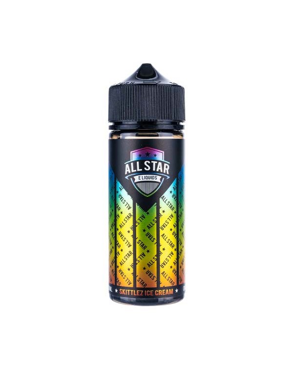 Skittlez Ice Cream 100ml Shortfill E-Liquid by All...