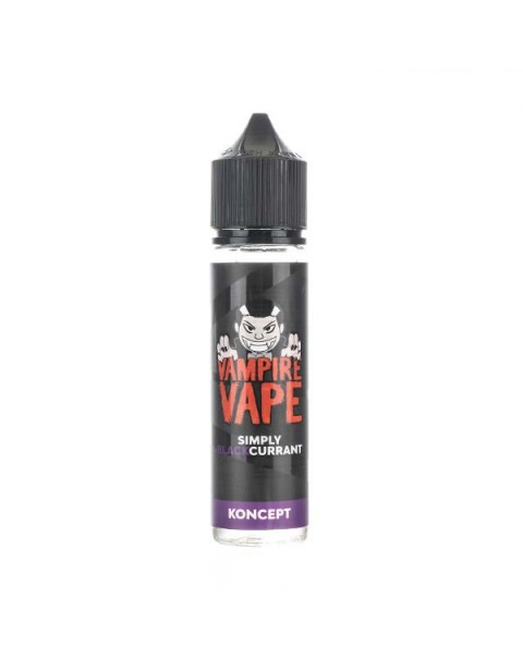 Simply Blackcurrant Shortfill E-Liquid by Vampire Vape