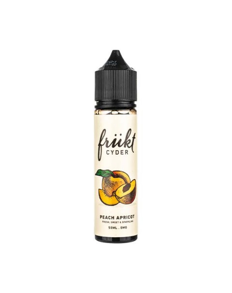 Peach Apricot 50ml Shortfill E-Liquid by Frukt Cyder