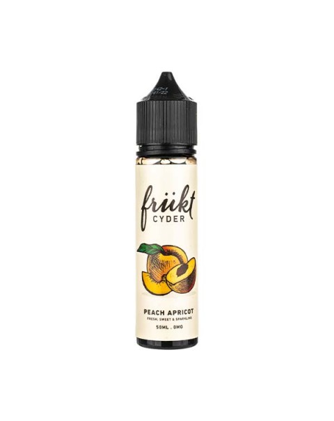 Peach Apricot 50ml Shortfill E-Liquid by Frukt Cyder