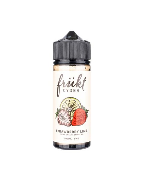 Strawberry Lime 100ml Shortfill E-Liquid by Frukt Cyder