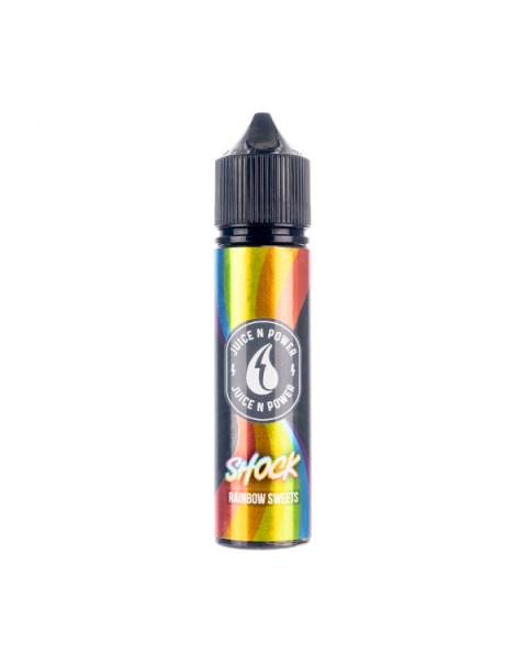 Shock Rainbow Sweets Shortfill E-Liquid by Juice N Power