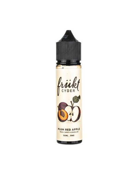 Plum Red Apple 50ml Shortfill E-Liquid by Frukt Cyder