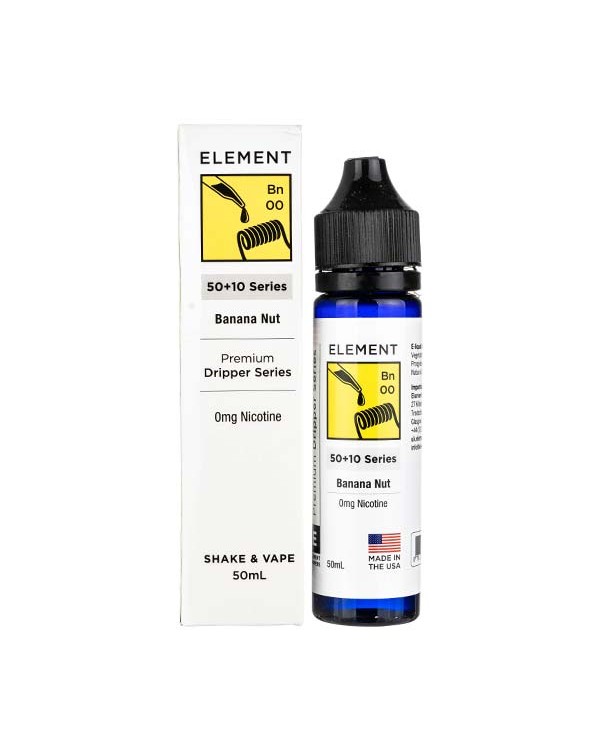 Banana Nut 50ml Shortfill E-Liquid by Element