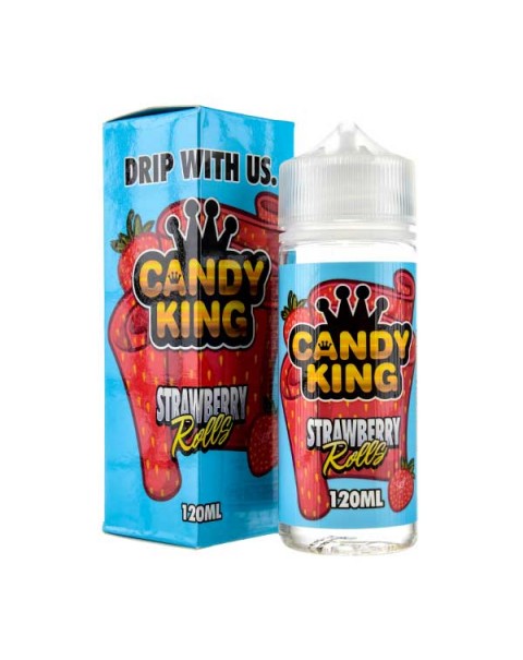 Strawberry Rolls Shortfill E-Liquid by Candy King