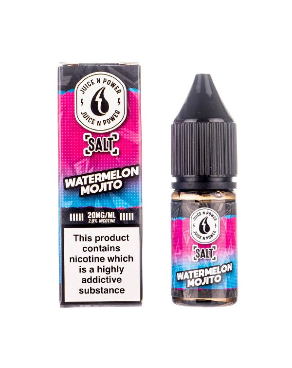 Watermelon Mojito Nic Salt E-Liquid by Juice N Pow...