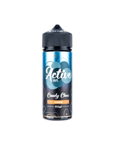 Rainbow Chew 100ml Shortfill E-Liquid by Active Vapes