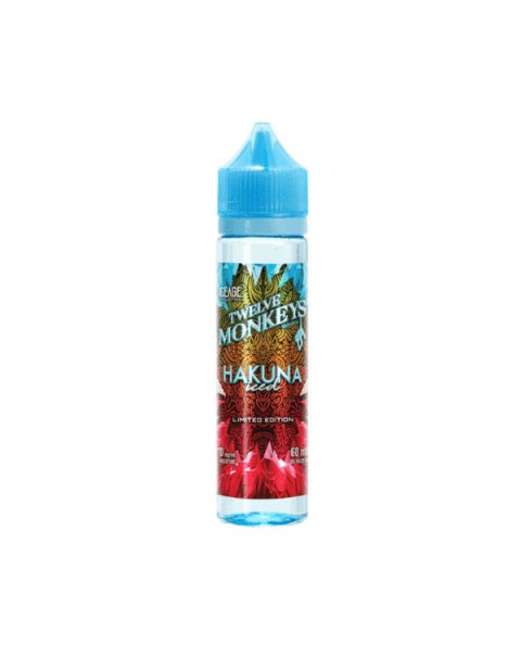 Hakuna Iced Shortfill E-Liquid by Twelve Monkeys