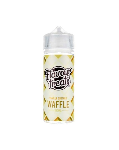 Vanilla Custard Waffle 100ml Shortfill E-Liquid by Flavour Treats