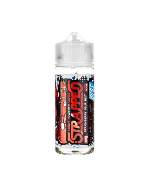 Strawberry Sour Belts ON ICE Shortfill E-Liquid by Strapped