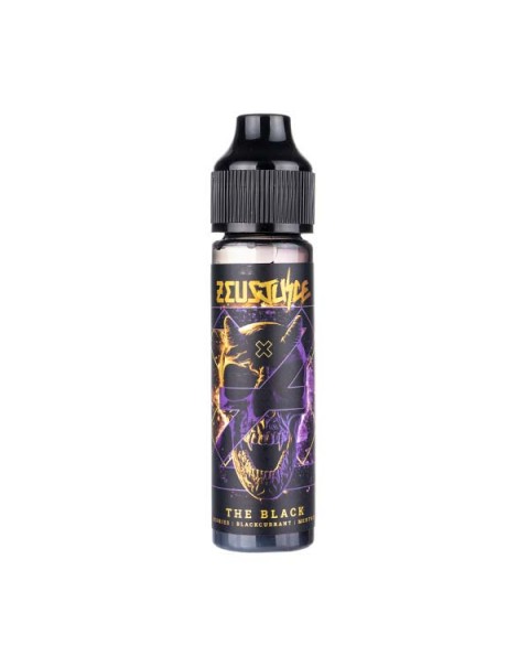 The Black 50ml Shortfill E-Liquid by Zeus Juice