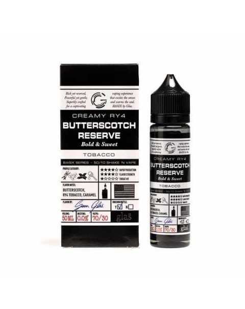 Butterscotch Reserve Shortfill E-Liquid by Glas