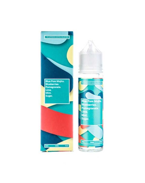 Blue Pom Mojito 50ml Shortfill E-Liquid by Supergood