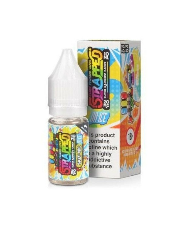 Rainbow Candy ON ICE Nic Salt E-Liquid by Strapped