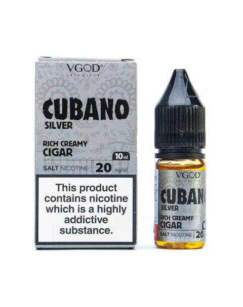 Cubano Silver Nic Salt E-Liquid by VGod