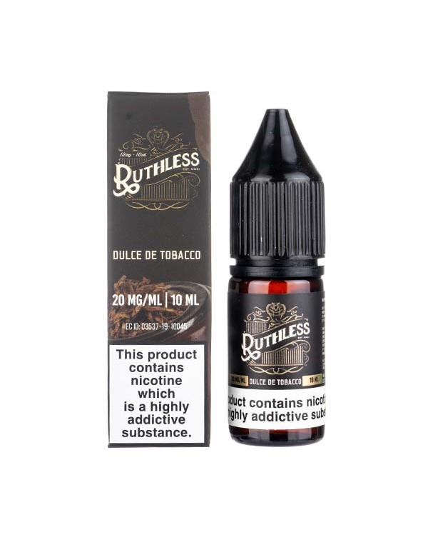 Dulce De Tobacco Nic Salt E-Liquid by Ruthless