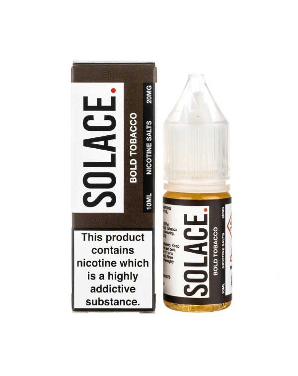 Bold Tobacco Nic Salt E-Liquid by Solace