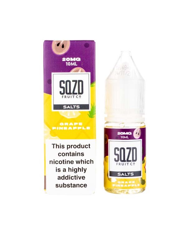 Grape Pineapple Nic Salt E-Liquid by SQZD Fruit Co