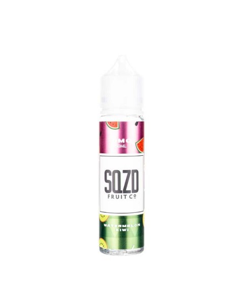 Watermelon Kiwi 50ml Shortfill E-Liquid by SQZD Fruit Co