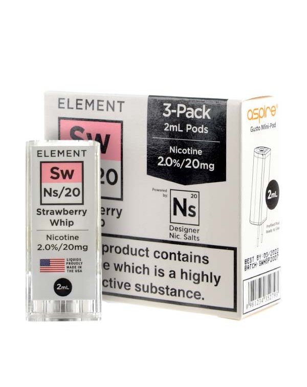 NS20 Strawberry Whip Gusto Pods by Element