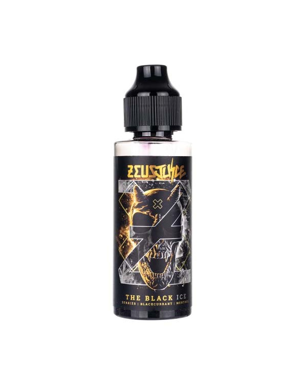 The Black Ice 100ml Shortfill E-Liquid by Zeus Jui...