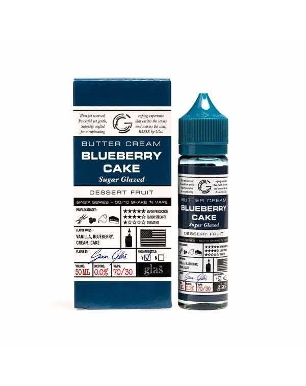 Blueberry Cake Shortfill E-Liquid by Glas Vapor
