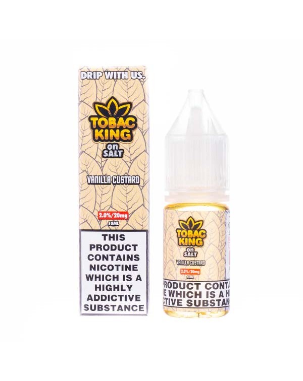 Vanilla Custard Nic Salt E-Liquid by Tobac King