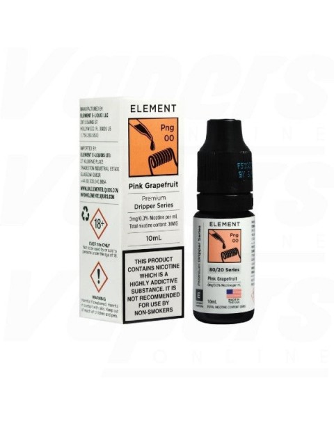 Pink Grapefruit 80/20 E-Liquid by Element