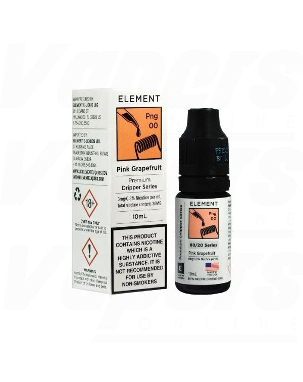 Pink Grapefruit 80/20 E-Liquid by Element