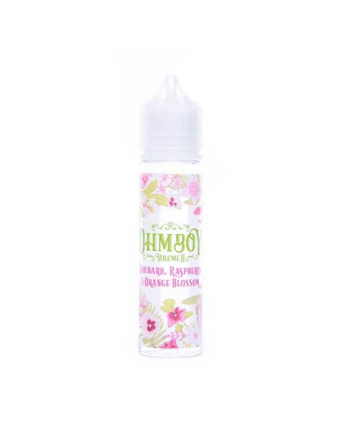 Rhubarb, Raspberry, Orange Blossom Shortfill E-Liquid by Ohm Boy