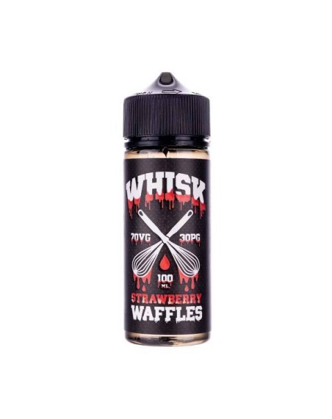 Strawberry Waffles 100ml Shortfill E-Liquid by Whisk