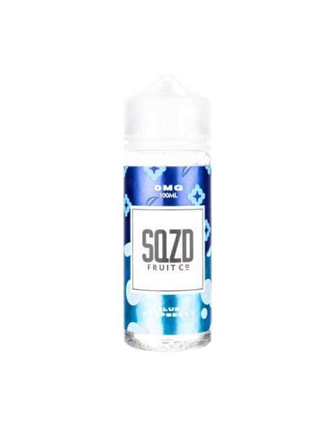 Blue Raspberry 100ml Shortfill E-Liquid by SQZD Fruit Co