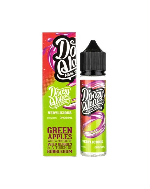 Verylicious Shortfill E-Liquid by Doozy Vapes