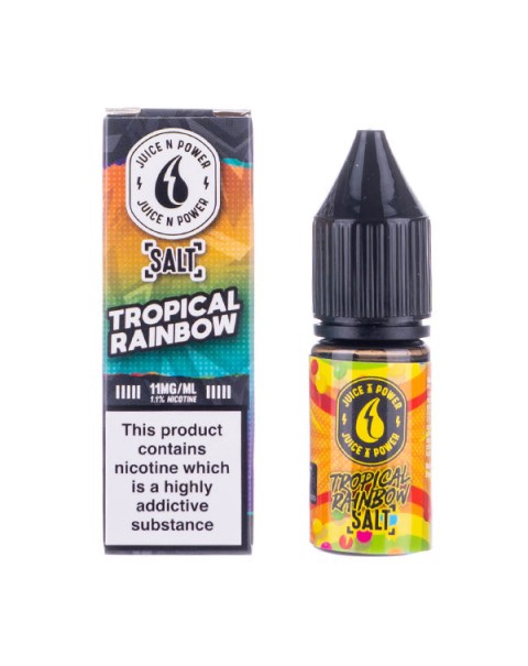 Tropical Rainbow Nic Salt E-Liquid by Juice N Power