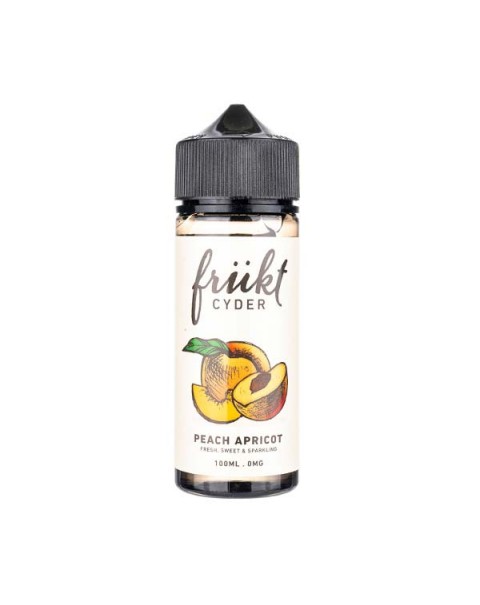 Peach Apricot 100ml Shortfill E-Liquid by Frukt Cyder