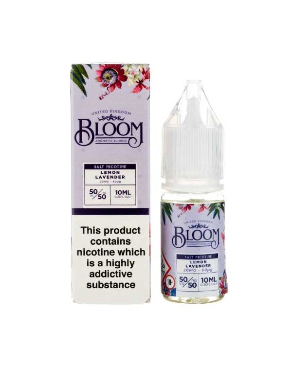 Lemon Lavender Nic Salt E-Liquid by Bloom