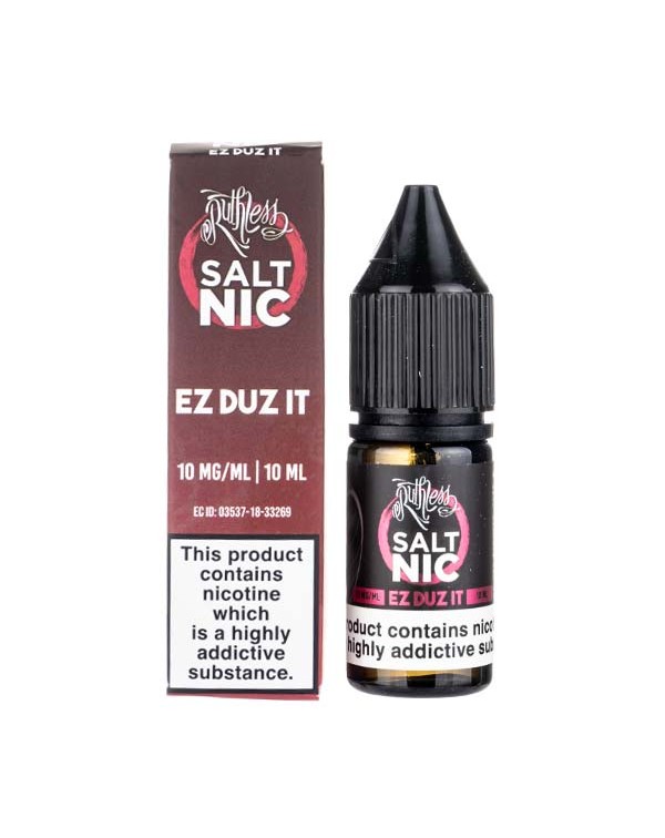 Ez Duz It Nic Salt E-Liquid by Ruthless